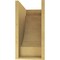 Ekena Millwork 9"W x 18"D x 18"H Classic Alpine Rough Cedar Woodgrain TimberThane Corbel, Primed Tan CORUR09X18X18ALPRCPR - alternate 3
